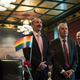 Karl Kreile (2nd left) and Bodo Mende (3rd left) are the first gay couple to legally marry in Germany / Image via Getty